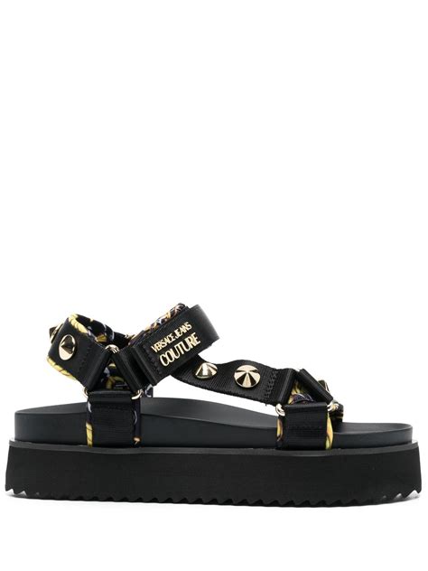 versace couture sandale|Versace sandals farfetch.